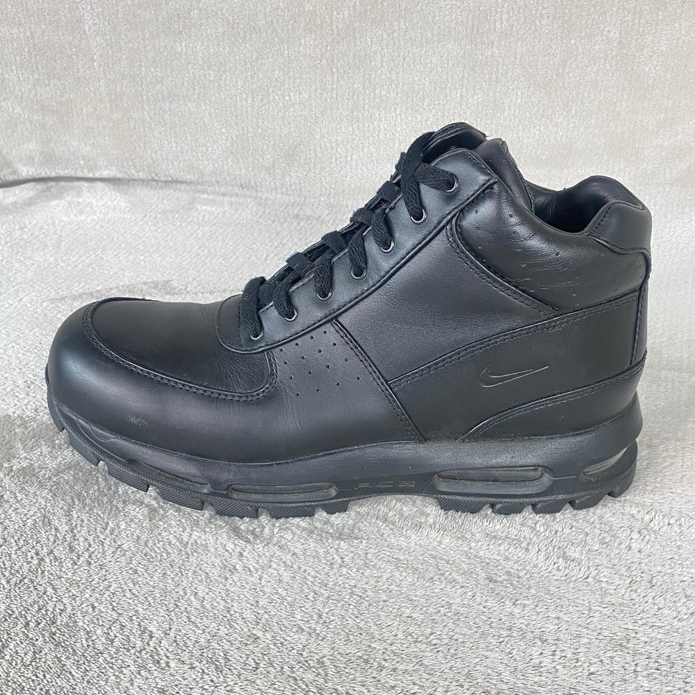 Nike ACG Air Max Goadome Mens Boots Size 13 Black Leather Shoes 865031-009 - Picture 2 of 11
